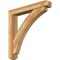 Ekena Millwork Thorton Craftsman Rough Sawn Bracket w/ Offset Brace, Western Red Cedar, 6"W x 38"D x 38"H BKT0604X38X38THR04RWR - alternate 1